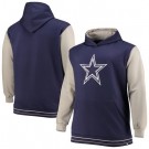 Men's Dallas Cowboys Navy Cream Block Party Pullover Hoodie