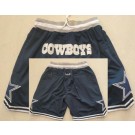 Men's Dallas Cowboys Navy Just Don Shorts