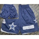 Men's Dallas Cowboys Navy Three pockets Shorts