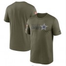 Men's Dallas Cowboys Olive 2022 Salute to Service Legend Team T Shirt