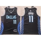 Men's Dallas Mavericks #11 Kyrie Irving Black 2025 City Swingman Jersey