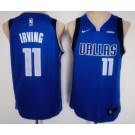 Men's Dallas Mavericks #11 Kyrie Irving Blue Icon Sponsor Swingman Jersey