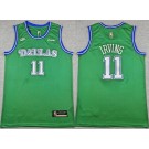 Men's Dallas Mavericks #11 Kyrie Irving Green Classic Sponsor Swingman Jersey