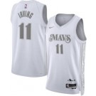 Men's Dallas Mavericks #11 Kyrie Irving White 2024 City Heat Press Jersey