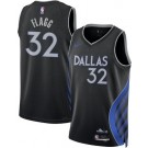 Men's Dallas Mavericks #32 Cooper Flagg Black 2025 City Heat Press Jersey