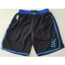 Men's Dallas Mavericks Black City Swingman Shorts