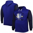 Men's Dallas Mavericks Blue Bold Attack Pullover Hoodie