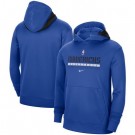 Men's Dallas Mavericks Blue Spotlight On Court Practice Performance Pullover Hoodie