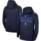 Men's Dallas Mavericks Navy 2022 Legend On Court Practice Performance Pullover Hoodie