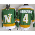 Men's Dallas Stars #4 Craig Hartsburg Green Throwback Jersey
