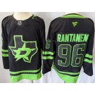 Men's Dallas Stars #96 Mikko Rantanen Black Alternate Authentic Jersey