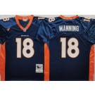 Men's Denver Broncos #18 Peyton Manning Navy 2015 Throwback Jersey