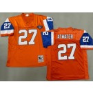 Men's Denver Broncos #27 Steve Atwater Orange 75th Throwback Jersey