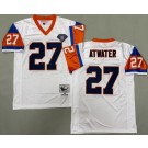Men's Denver Broncos #27 Steve Atwater White 75th 1998 Throwback Jersey