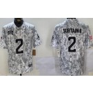 Men's Denver Broncos #2 Patrick Surtain II Limited Arctic Camo 2024 Salute to Service Jersey