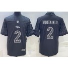 Men's Denver Broncos #2 Patrick Surtain II Limited Black RFLCTV Jersey