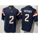 Men's Denver Broncos #2 Patrick Surtain II Limited Navy FUSE Vapor Jersey