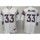 Men's Denver Broncos #33 Javonte Williams Limited White Vapor Jersey
