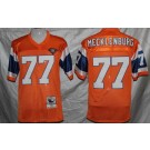 Men's Denver Broncos #77 Karl Mecklenburg Orange 1994 Throwback Jersey