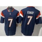 Men's Denver Broncos #7 John Elway Limited Navy FUSE Vapor Jersey