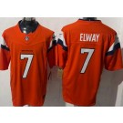 Men's Denver Broncos #7 John Elway Limited Orange FUSE Vapor Jersey