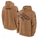 Men's Denver Broncos Brown 2023 Salute To Service Club Pullover Hoodie