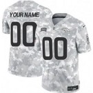 Men's Denver Broncos Customized Limited Arctic Camo 2024 Salute to Service Jersey