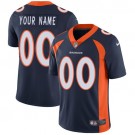 Men's Denver Broncos Customized Limited Blue Vapor Untouchable Jersey