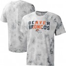 Men's Denver Broncos Gray Resolution Tie Dye Raglan T Shirt