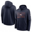 Men's Denver Broncos Navy City Code Club Fleece Pullover Hoodie
