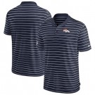 Men's Denver Broncos Navy Sideline Lock Up Victory Performance Polo