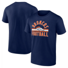 Men's Denver Broncos Navy Standard Arch Stripe T Shirt