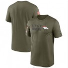 Men's Denver Broncos Olive 2022 Salute to Service Legend Team T Shirt