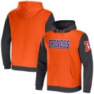Men's Denver Broncos Orange NFL x Darius Rucker Collection Colorblock Pullover Hoodie