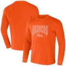 Men's Denver Broncos Orange NFL x Darius Rucker Collection Thermal Long Sleeve T Shirt