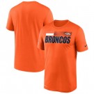 Men's Denver Broncos Orange Sideline Impact Legend Performance T Shirt 539