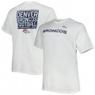 Men's Denver Broncos White Printed T Shirt 302437