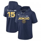 Men's Denver Nuggets #15 Nikola Jokic Navy 2023 Finals Champions Hoodie T Shirt 306019