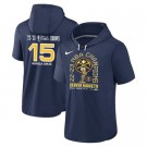 Men's Denver Nuggets #15 Nikola Jokic Navy 2023 Finals Champions Hoodie T Shirt 306024