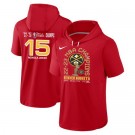 Men's Denver Nuggets #15 Nikola Jokic Red 2023 Finals Champions Hoodie T Shirt 306025
