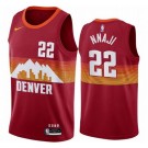 Men's Denver Nuggets #22 Zeke Nnaji Red 2021 City Icon Hot Press Jersey