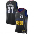 Men's Denver Nuggets #27 Jamal Murray Black 2023 City Icon Heat Press Jersey