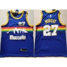 Men's Denver Nuggets #27 Jamal Murray Blue Throwback Icon Swingman Jersey