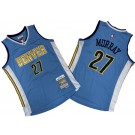 Men's Denver Nuggets #27 Jamal Murray Light Blue 2016 Swingman Jersey