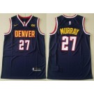 Men's Denver Nuggets #27 Jamal Murray Navy 2021 Icon Sponsor Swingman Jersey