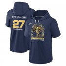 Men's Denver Nuggets #27 Jamal Murray Navy 2023 Finals Champions Hoodie T Shirt 306029