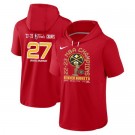 Men's Denver Nuggets #27 Jamal Murray Red 2023 Finals Champions Hoodie T Shirt 306037