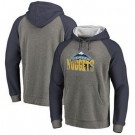 Men's Denver Nuggets Gray Printed Pullover Hoodie