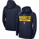 Men's Denver Nuggets Navy 2022 Legend On Court Practice Performance Pullover Hoodie