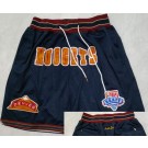 Men's Denver Nuggets Navy Throwback Just Don Shorts